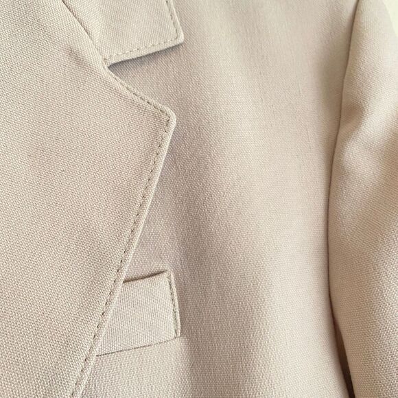 Vintage Cambridge Jack Winter Design Womens Size 16 Tan Beige One-Button Blazer - Picture 2 of 10